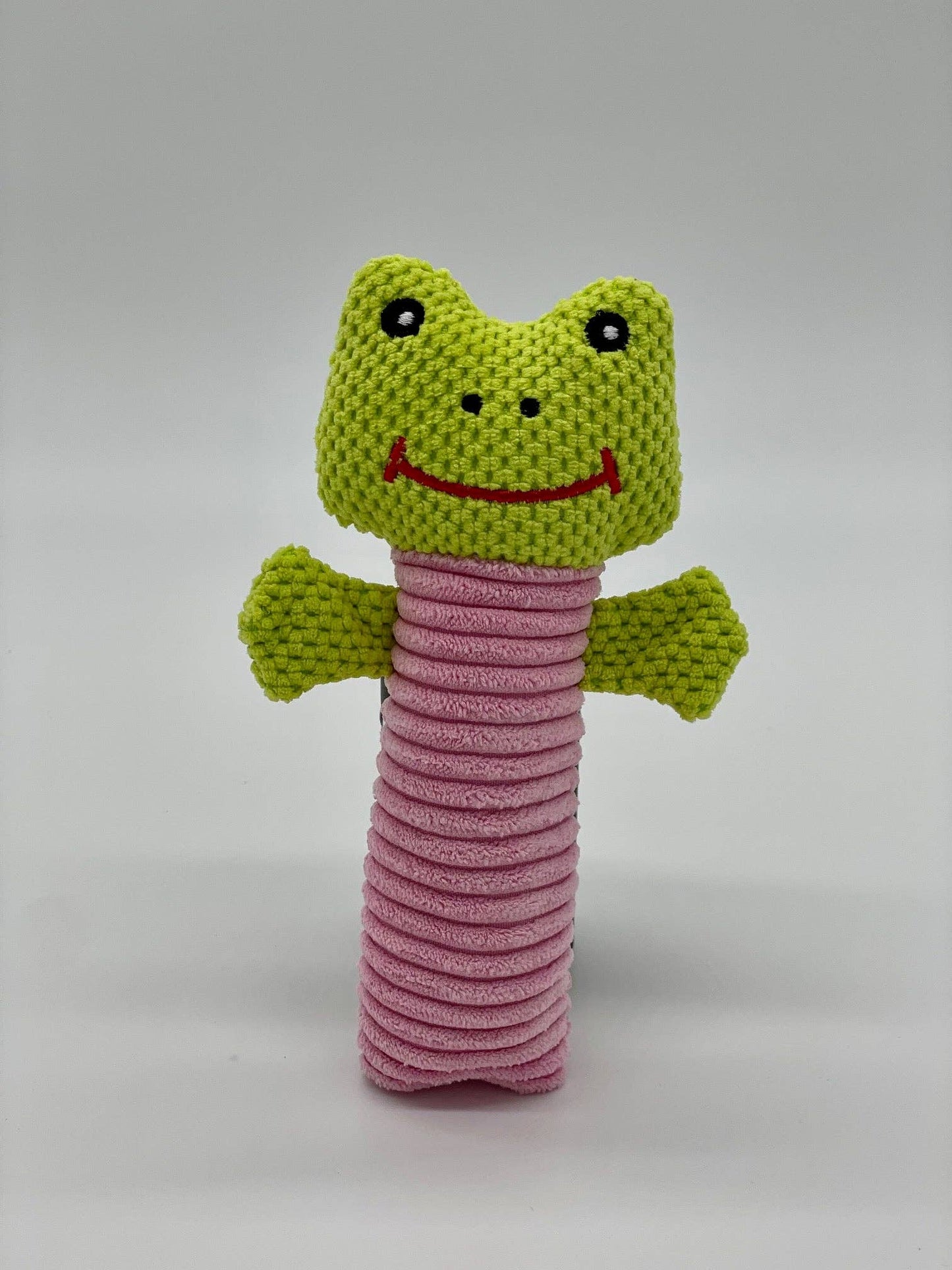 Toys N Treats Box - Hopper the Frog Plush Pet Toy for Cats/Dogs