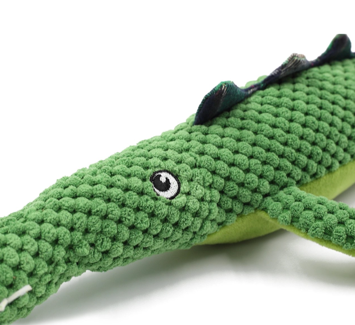 Toys N Treats Box - Nile Crocodile XL Plush Toy for Dogs