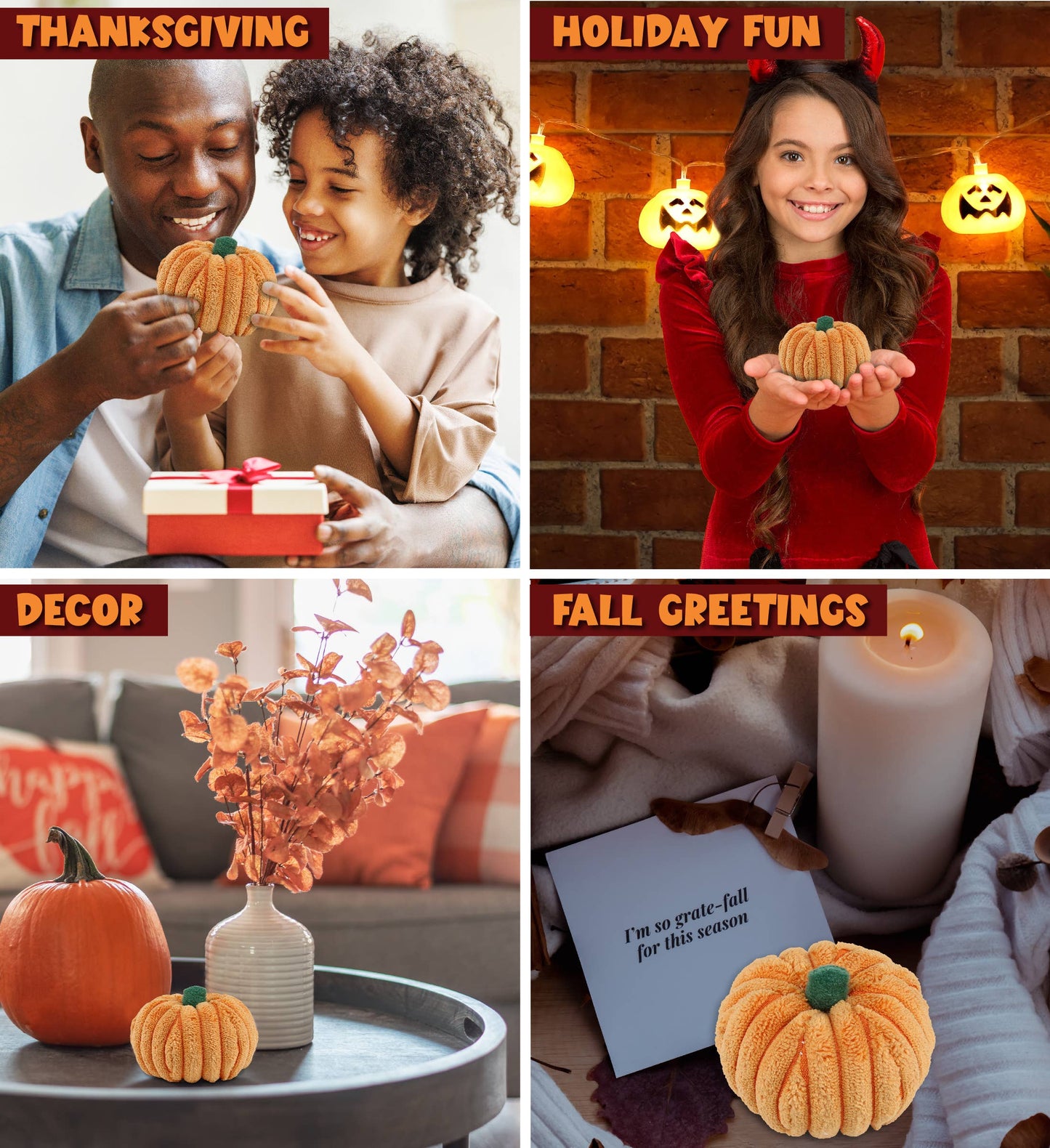 Cota Global - Plush - Small Pumpkin