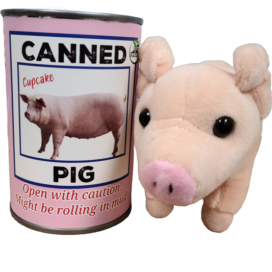 Canned Gifts - Cupcake the Canned Pig