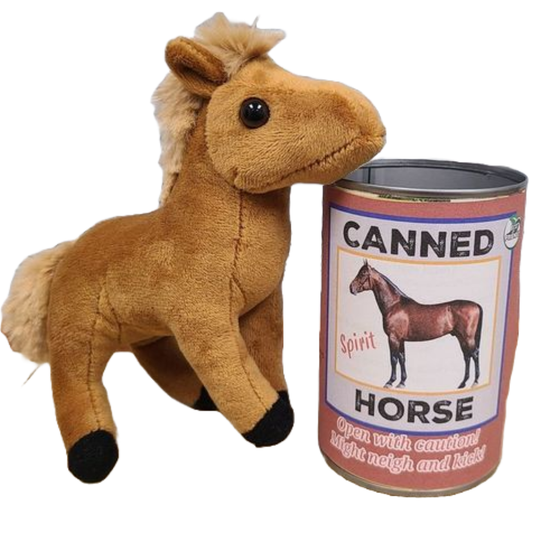 Canned Gifts - Spirit the Canned Horse