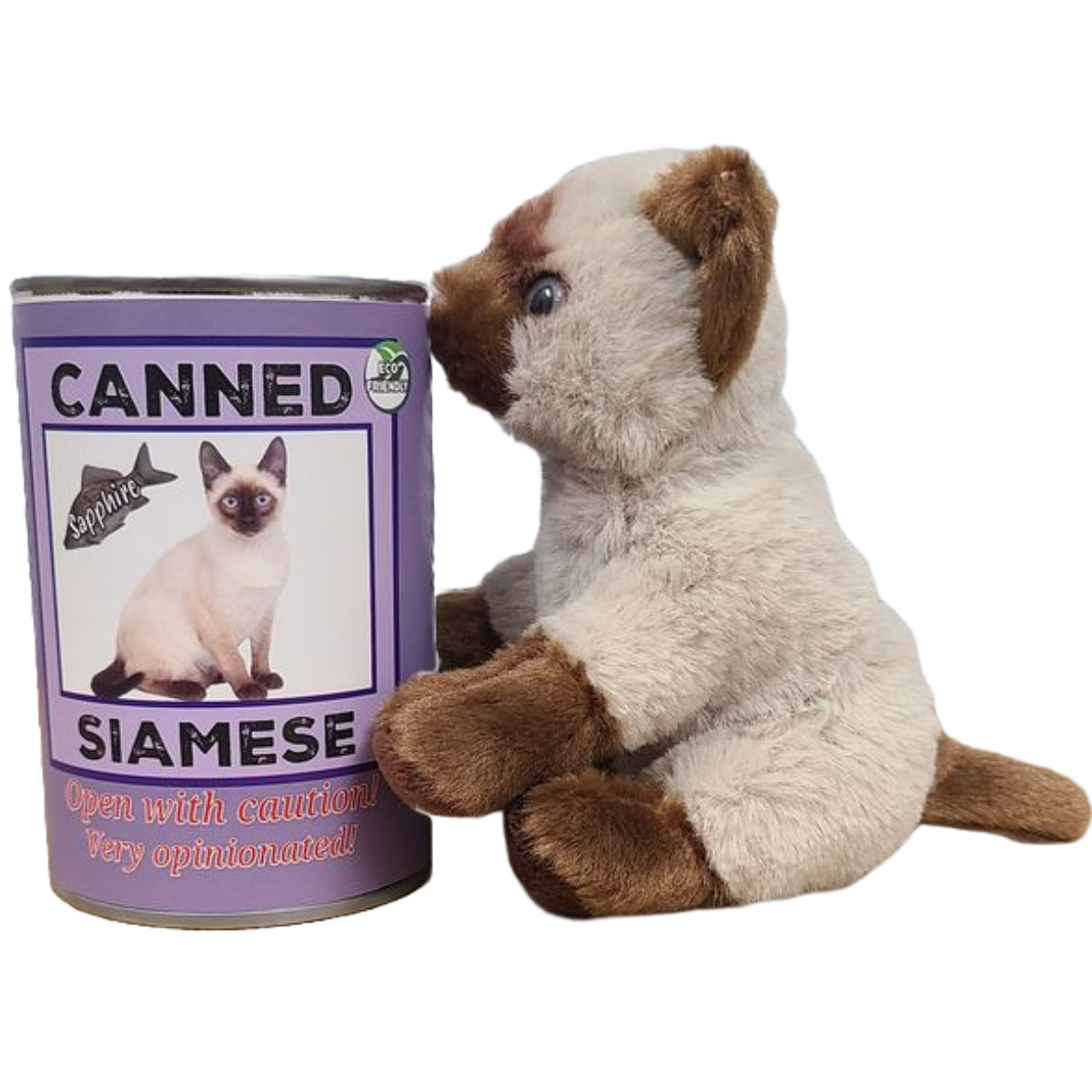 Sapphire the Canned Siamese