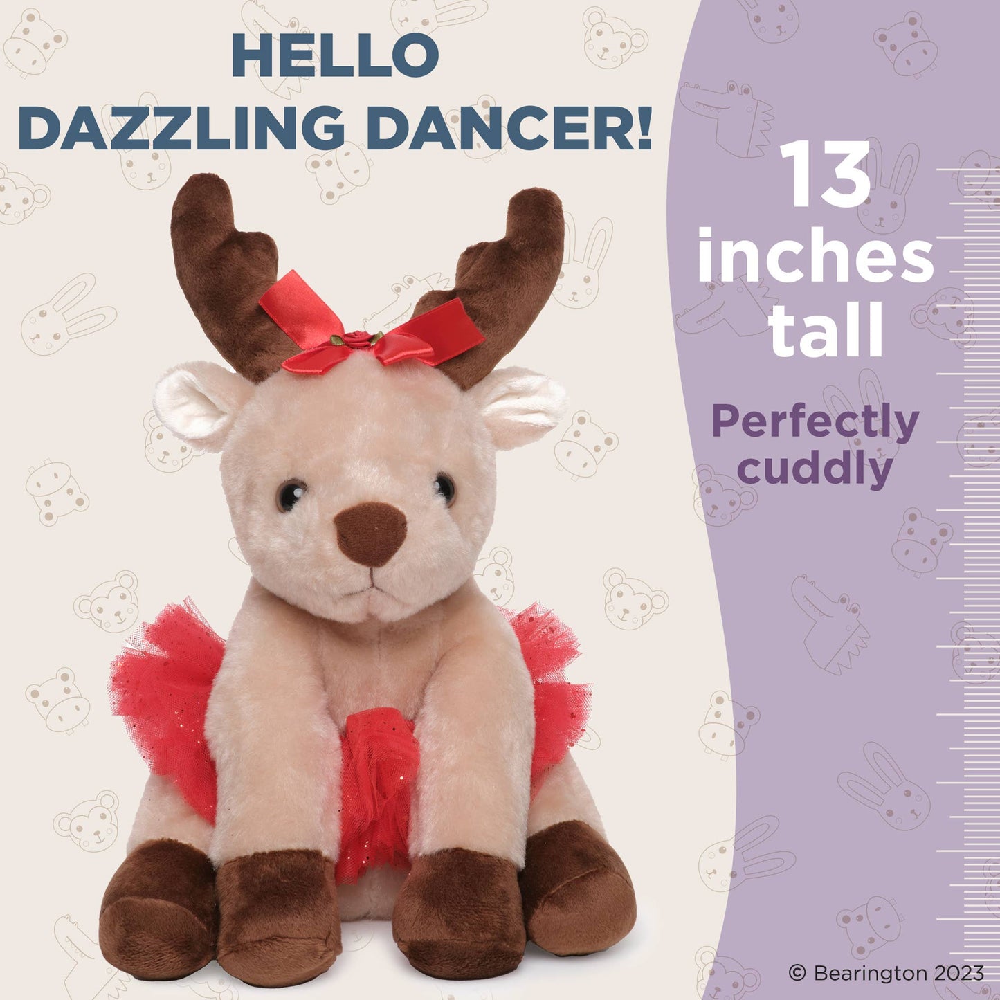 Bearington Collection - Dazzling Dancer the Ballerina Reindeer