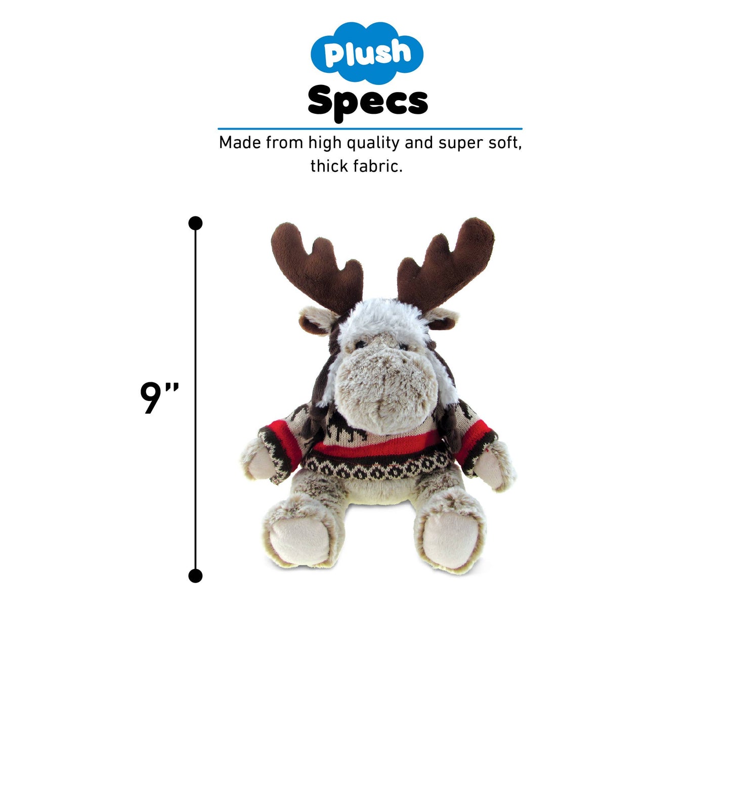 Molly the Moose w/Sweater and Hat