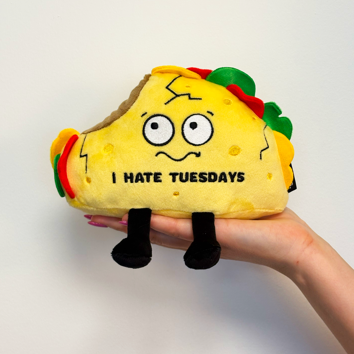 "I Hate Tuesdays" Taco Plush