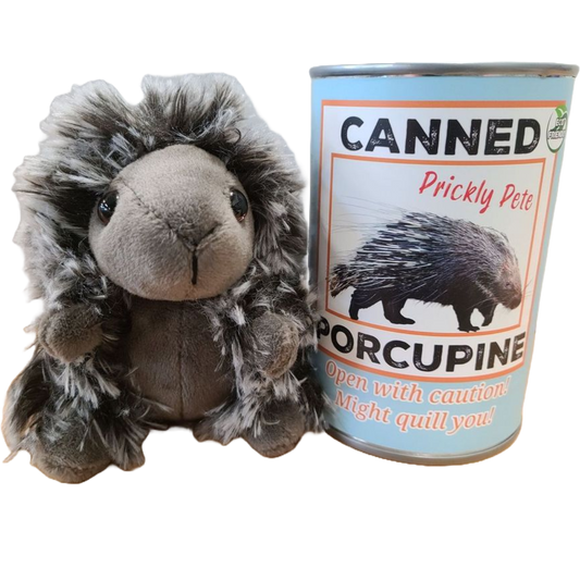Canned Gifts - Prickly Pete the Canned Porcupine