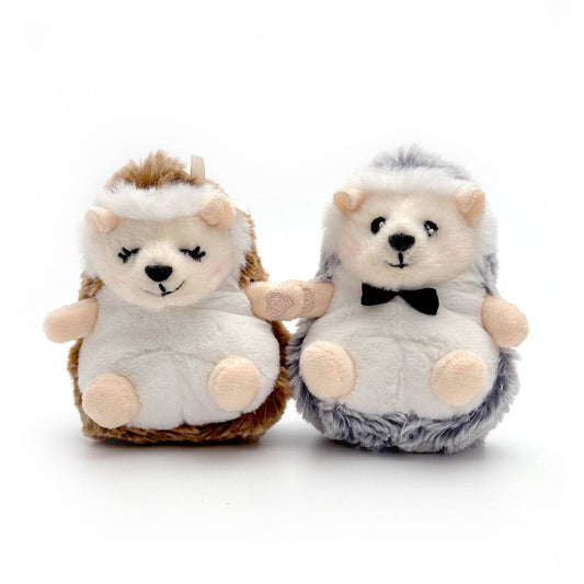 Valentine Collection - 4" Magnetic Hedgehog Keychain Pair