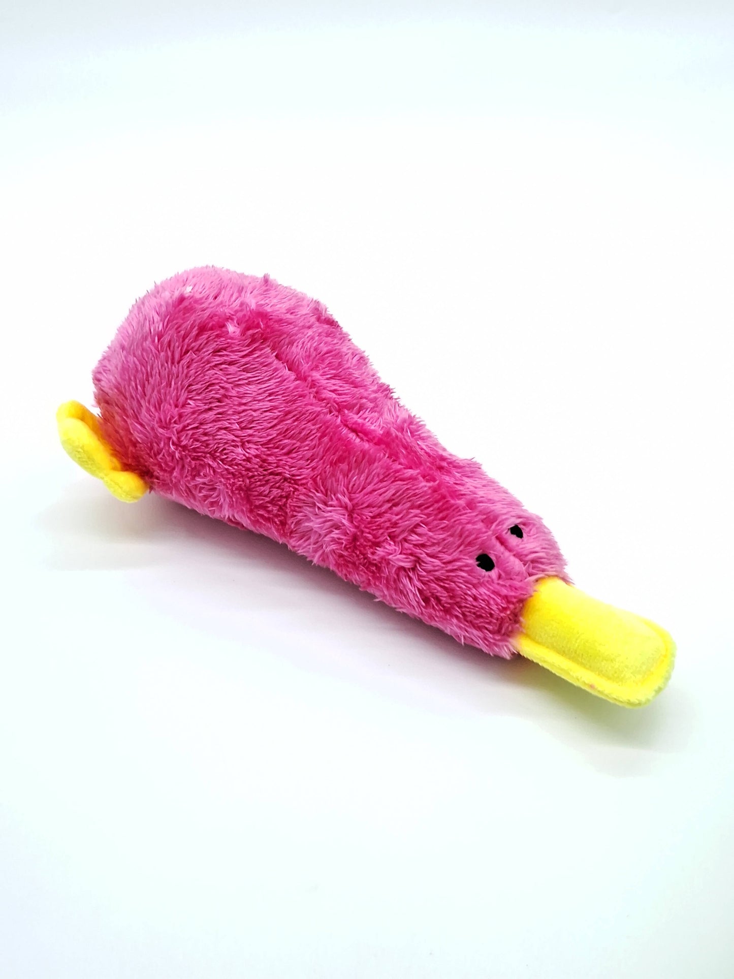 Toys N Treats Box - Platz the Platypus Plush Pet Toy for Cats/Dogs: Yellow