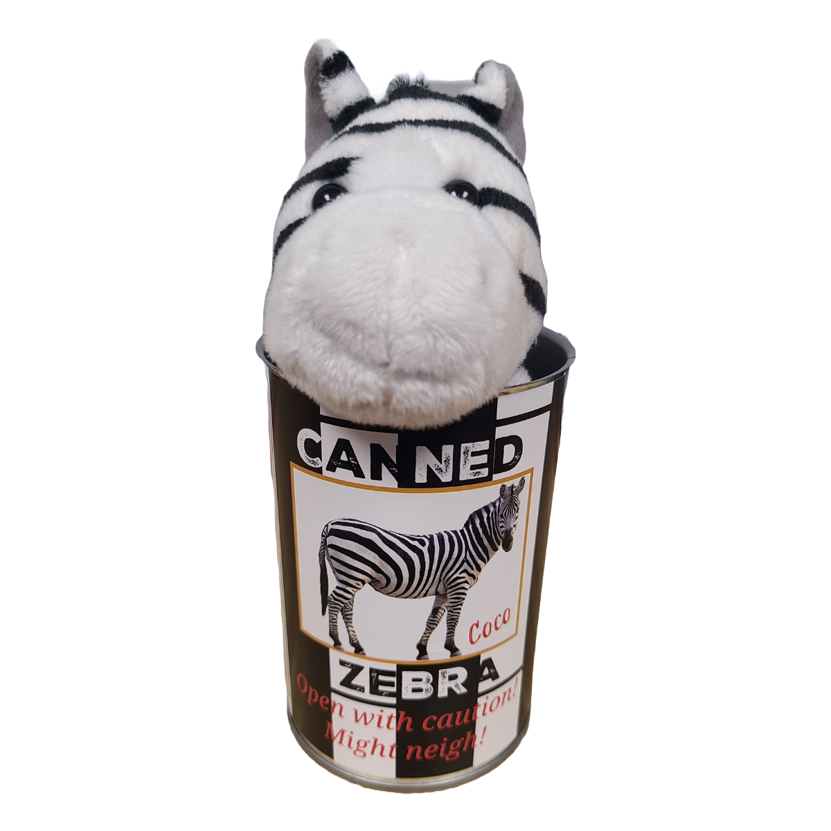 Coco the Canned Zebra