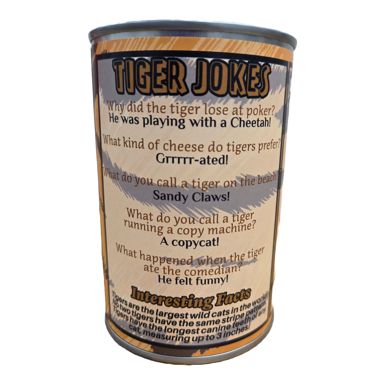 Roary the Canned Tiger