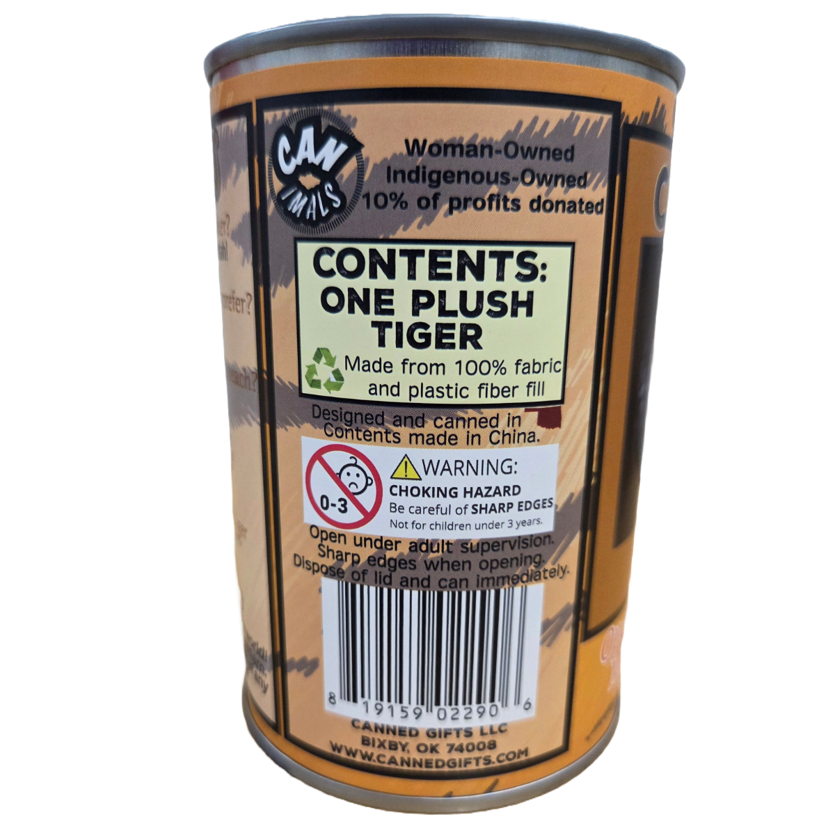 Roary the Canned Tiger