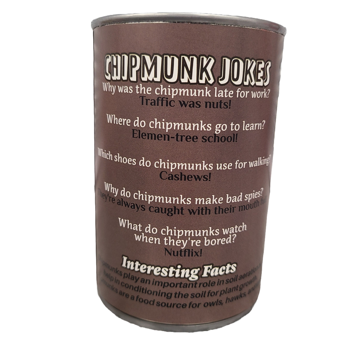 Peanut the Canned Chipmunk