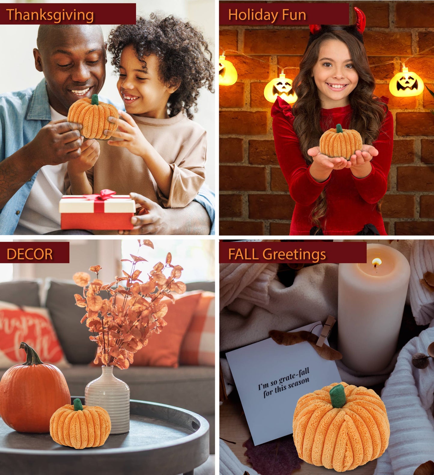Cota Global - Plush - Large Pumpkin