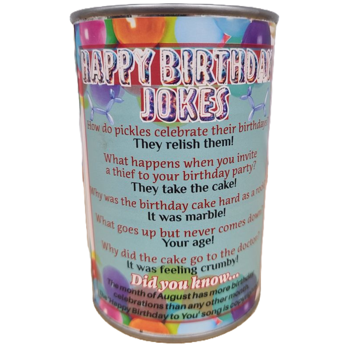 Happy Birthday Canned Gift!