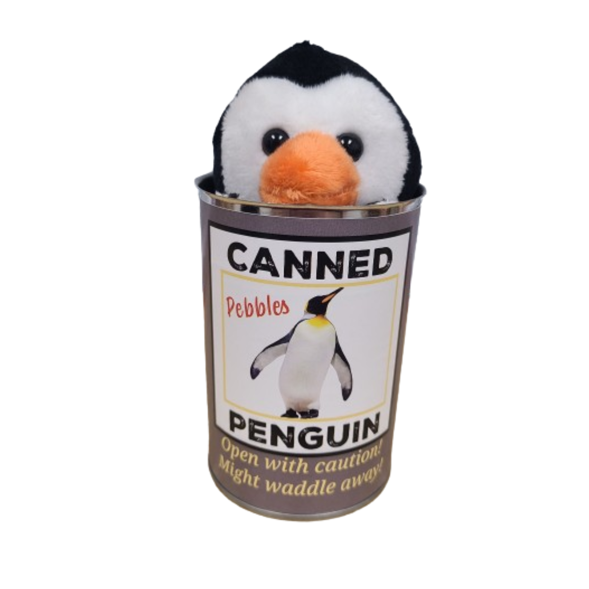Pebbles the Canned Penguin