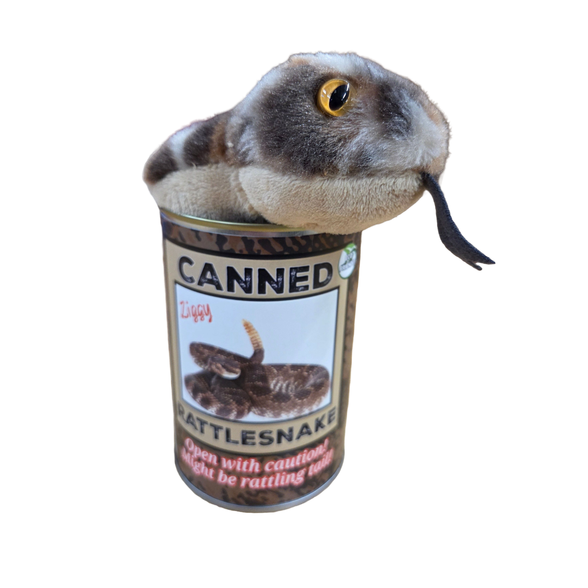 Canned Gifts - Ziggy the Canned Rattlesnake