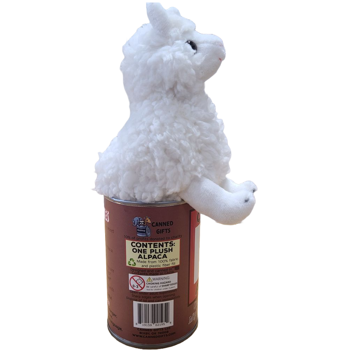 Canned Gifts - Spitfire the Canned Alpaca
