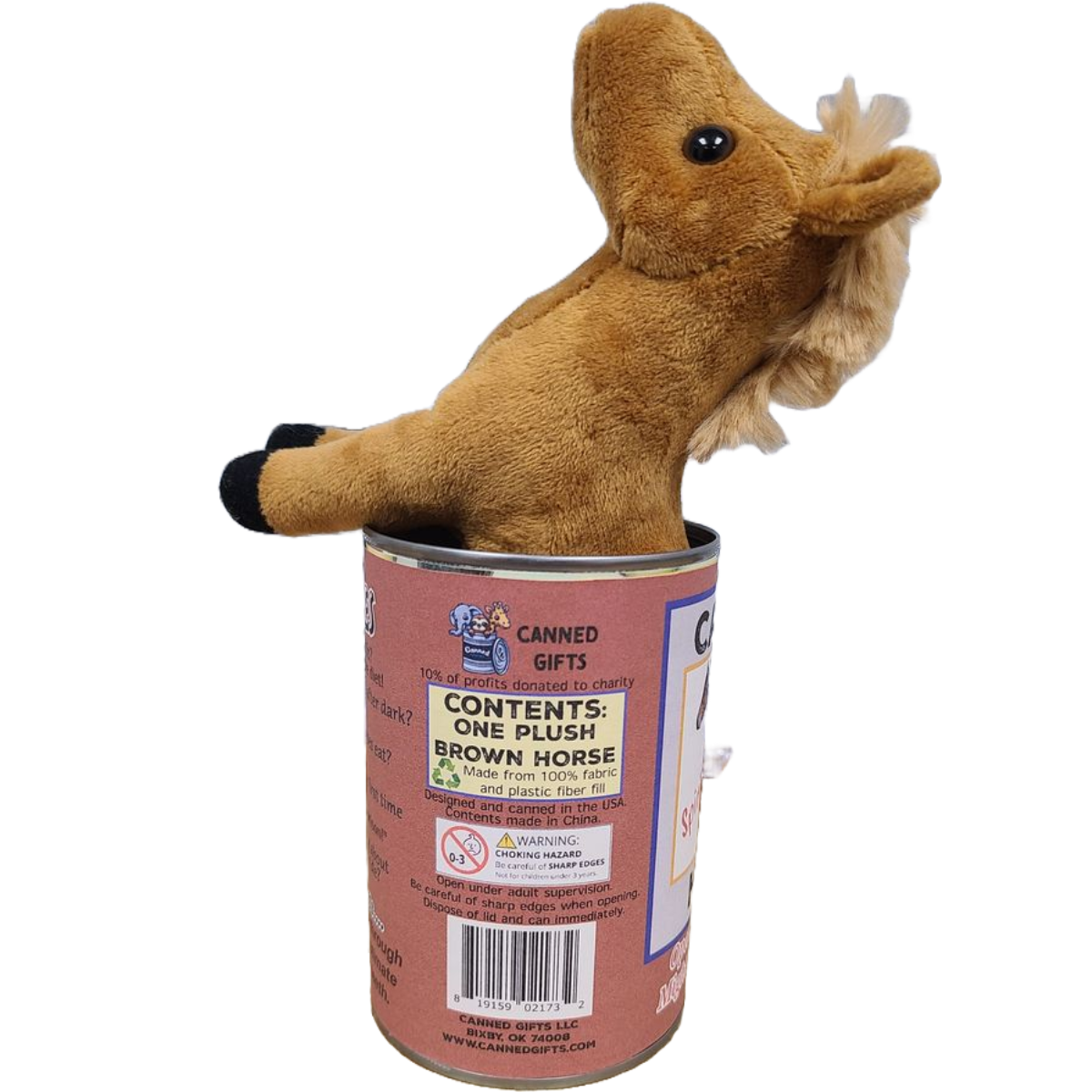 Canned Gifts - Spirit the Canned Horse