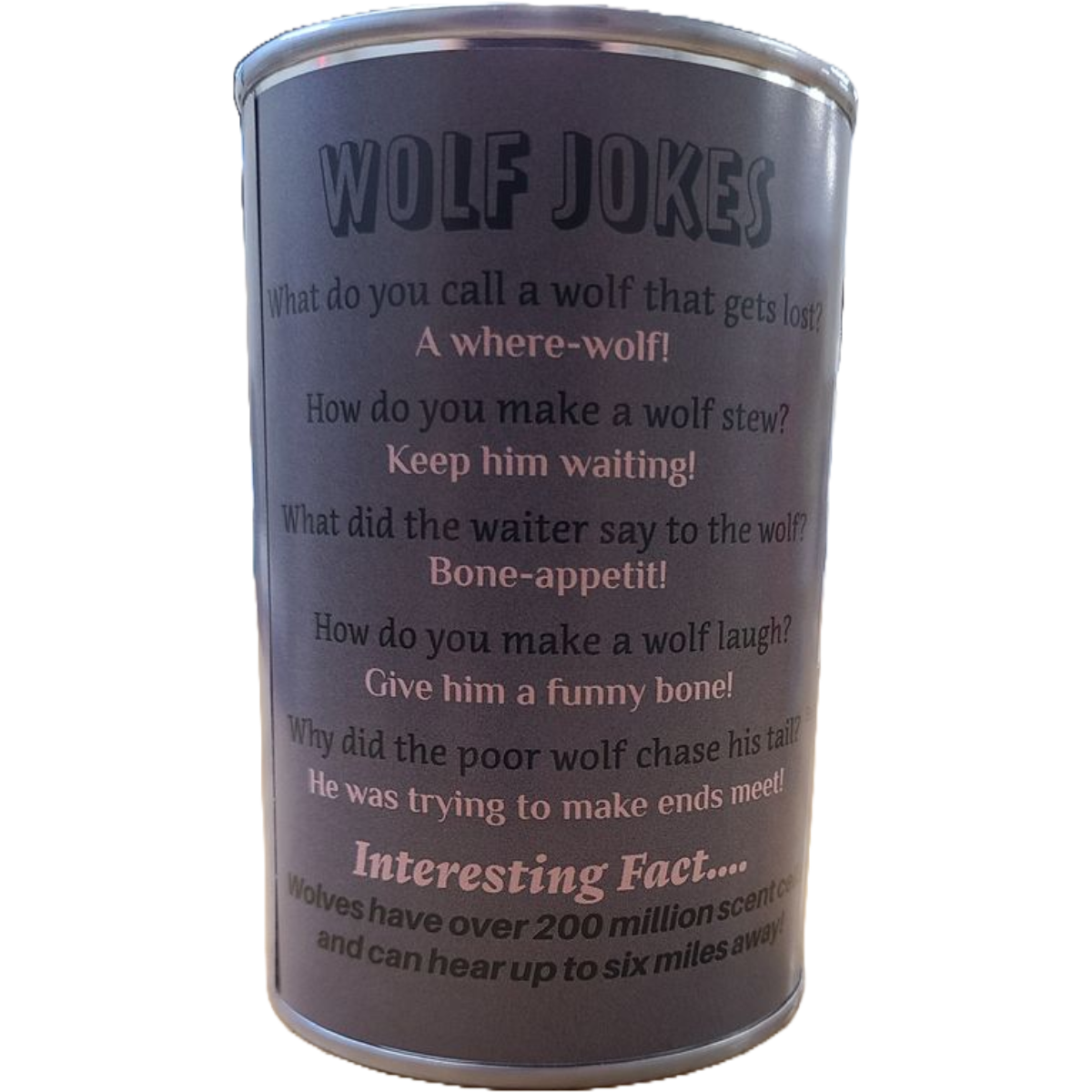 Scout the Canned Wolf
