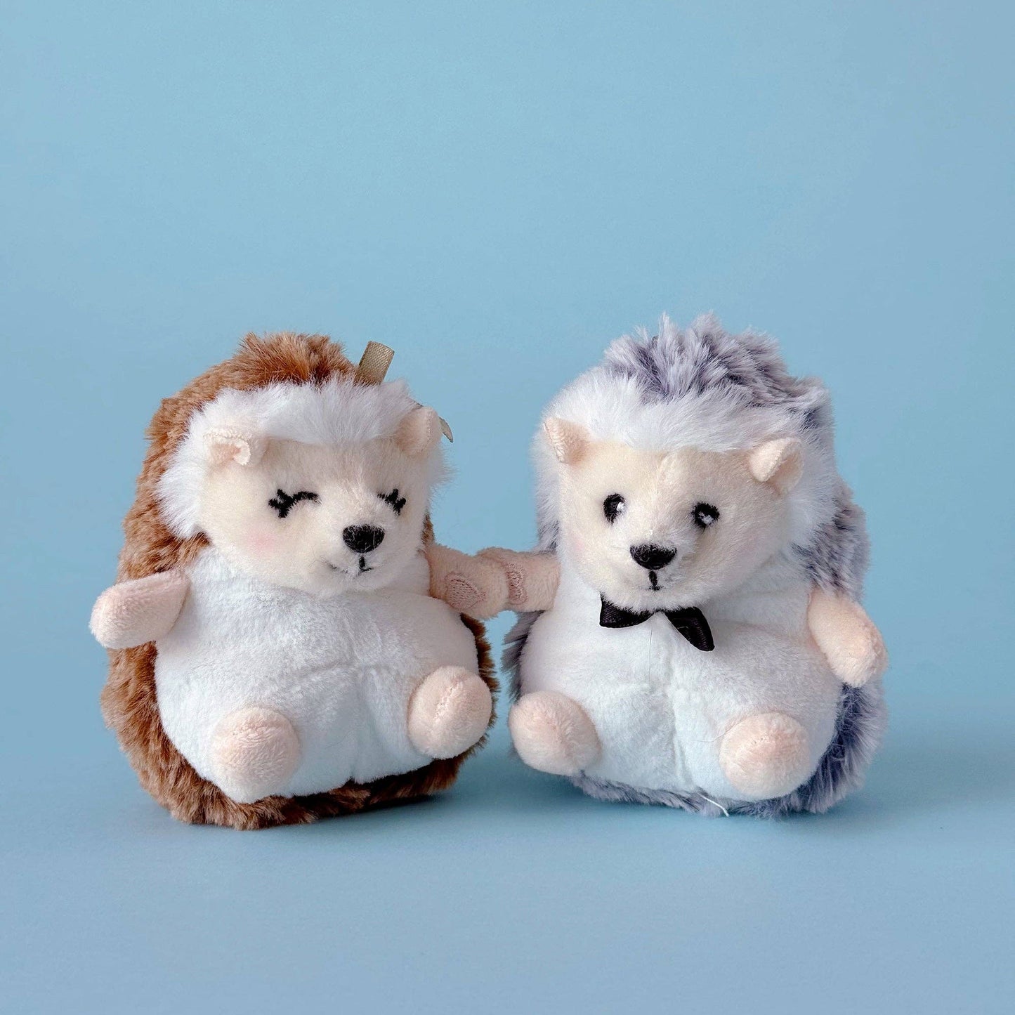 Valentine Collection - 4" Magnetic Hedgehog Keychain Pair