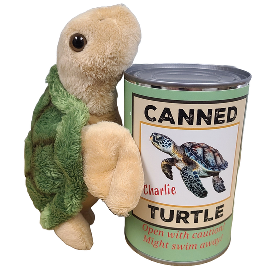 Canned Gifts - Charlie the Canned Sea Turtle