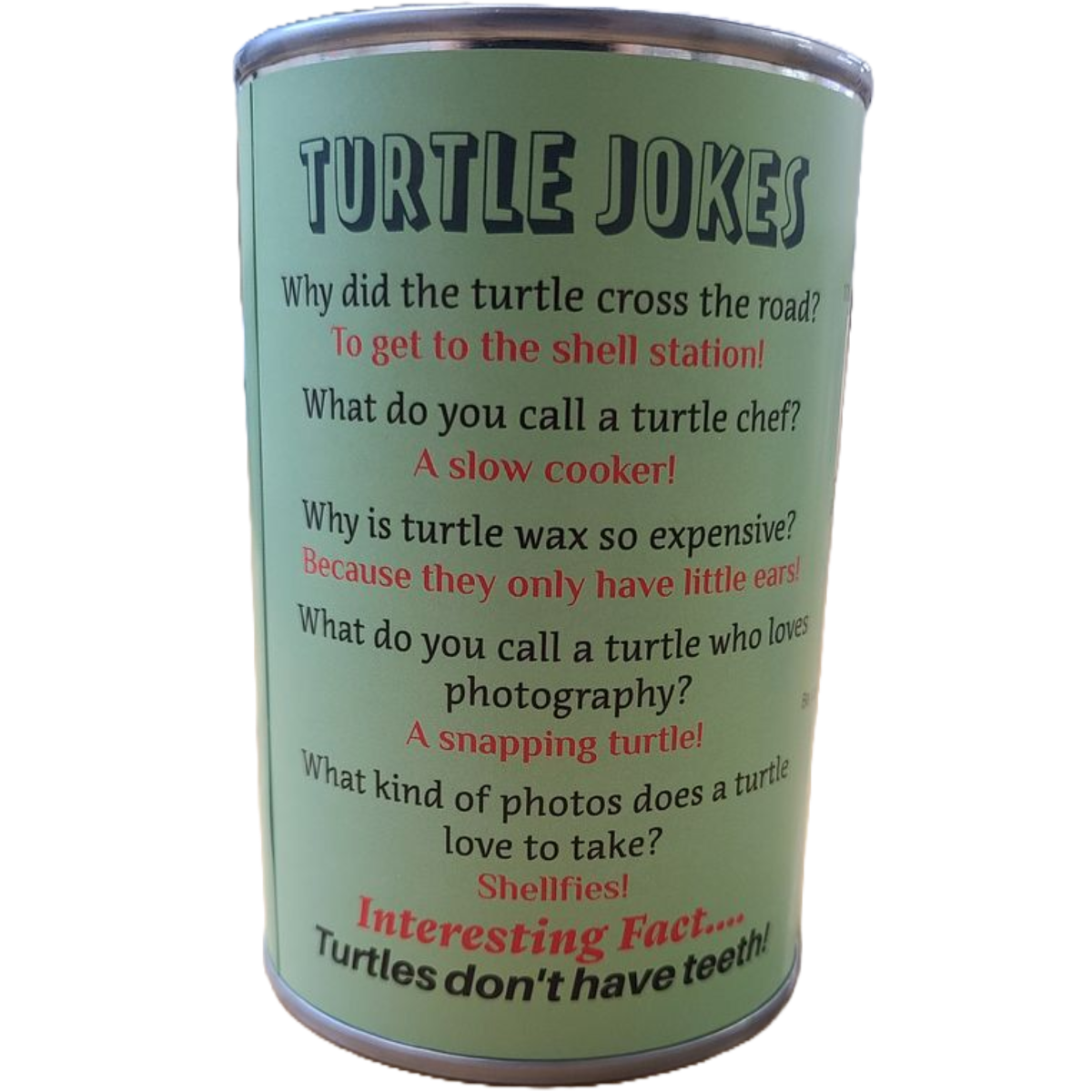 Canned Gifts - Charlie the Canned Sea Turtle