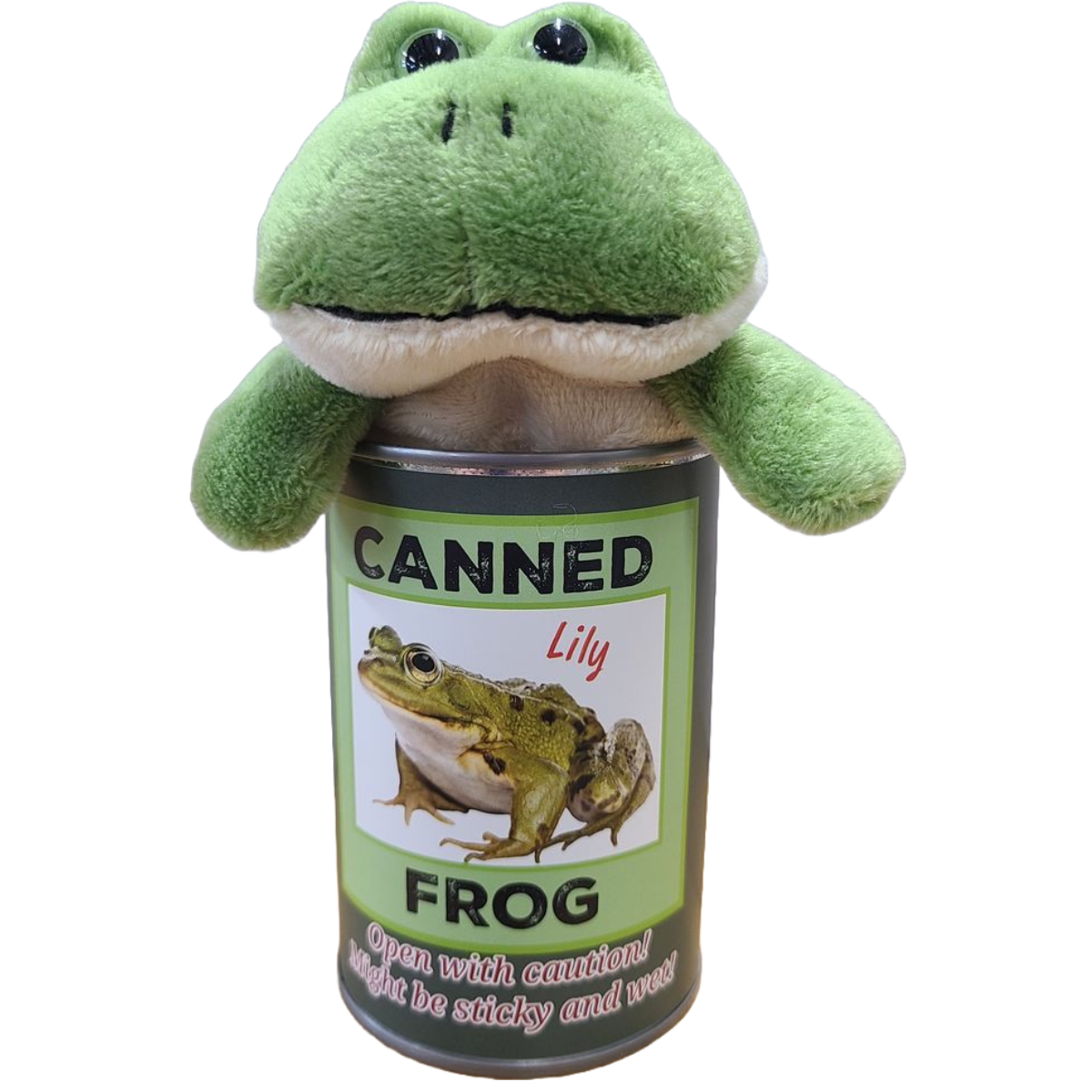 Canned Gifts - Lily the Canned Frog