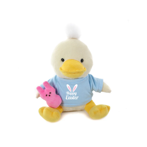 Easter Collection - Duck in a Happy Easter Pink T-shirt