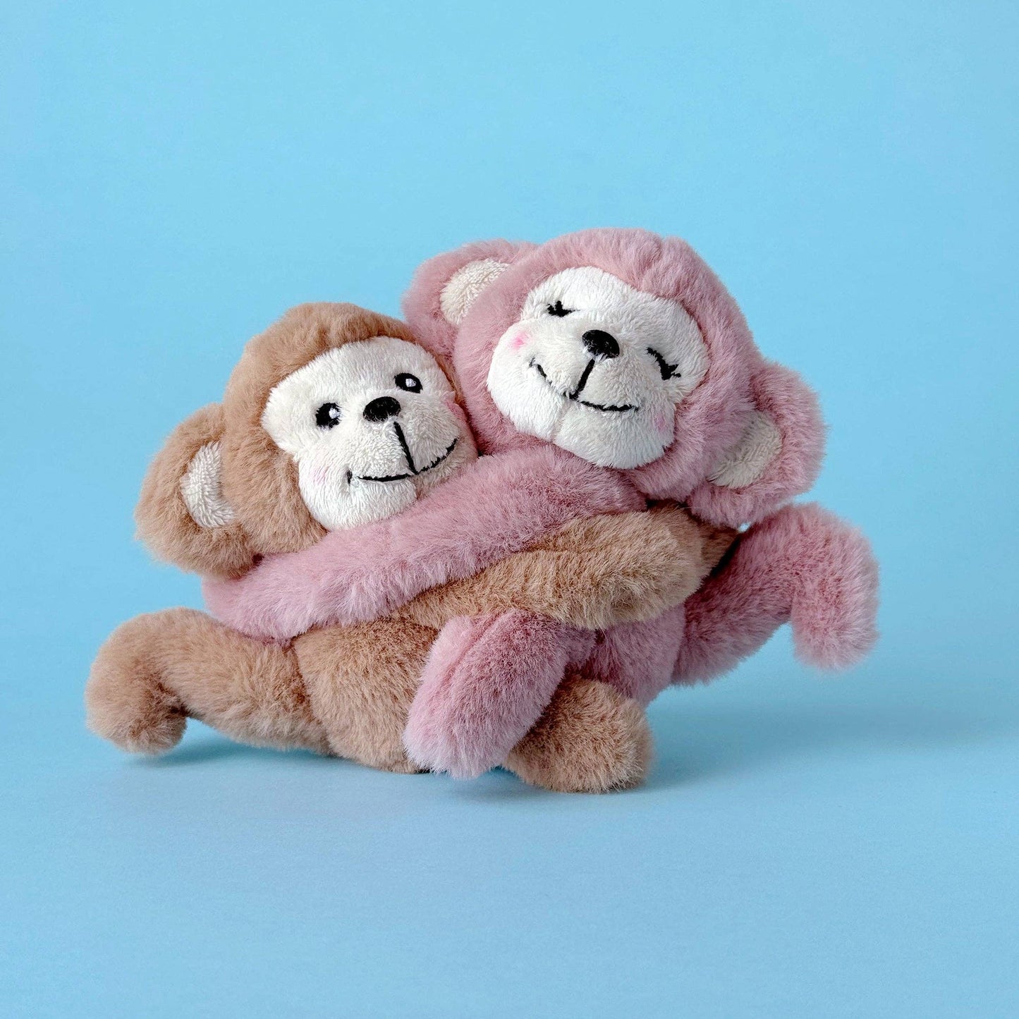 Valentine Collection - 6" Magnetic Hugging Monkey Keychain Pair