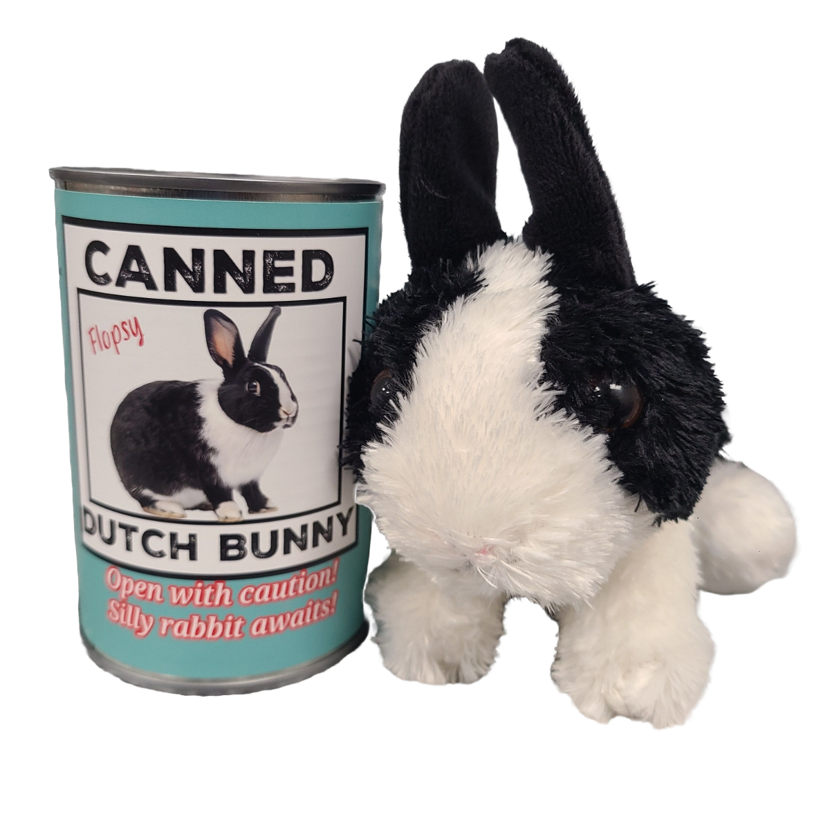 Flopsy the Canned Dutch Bunny