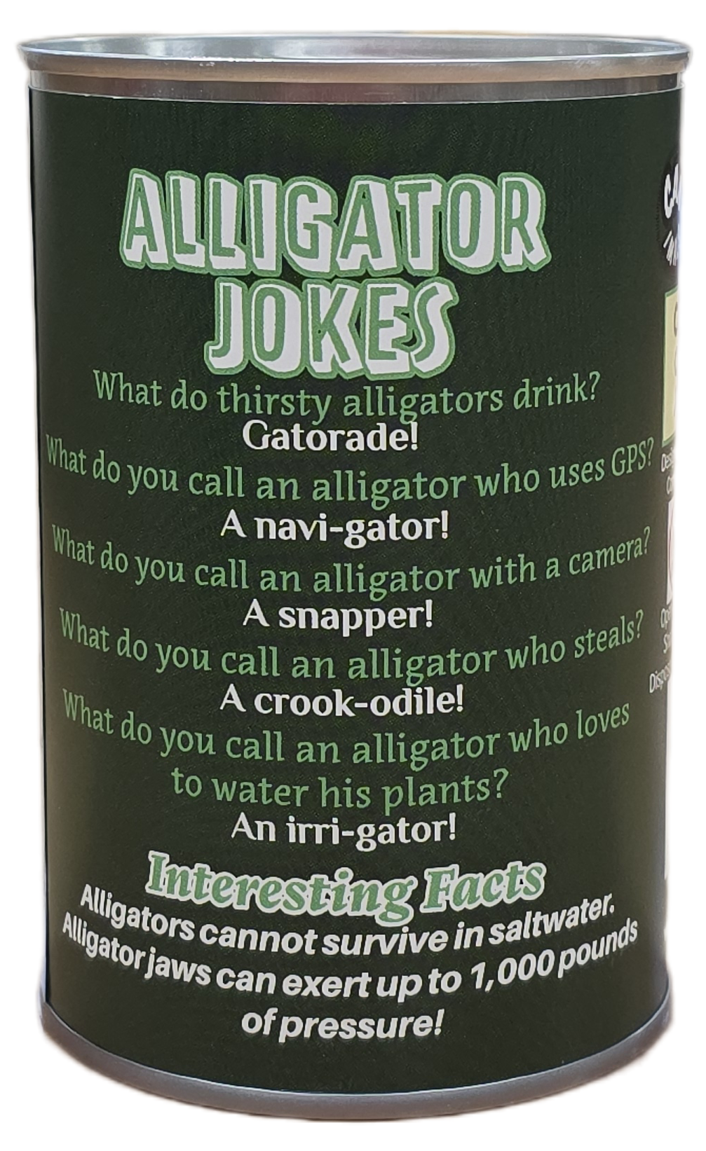 Rex the Canned Alligator