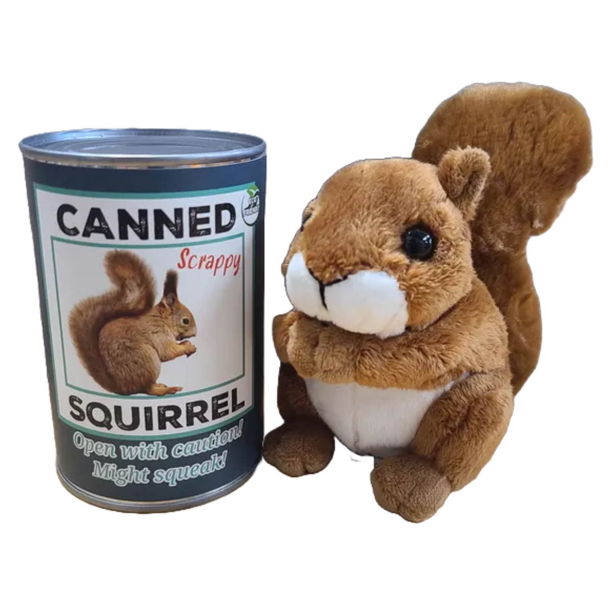 Canned Gifts - Scrappy the Canned Squirrel