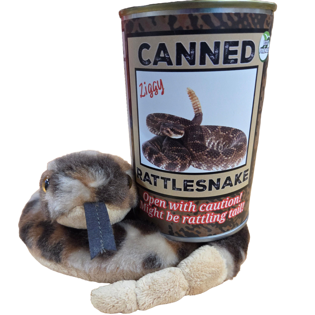 Canned Gifts - Ziggy the Canned Rattlesnake