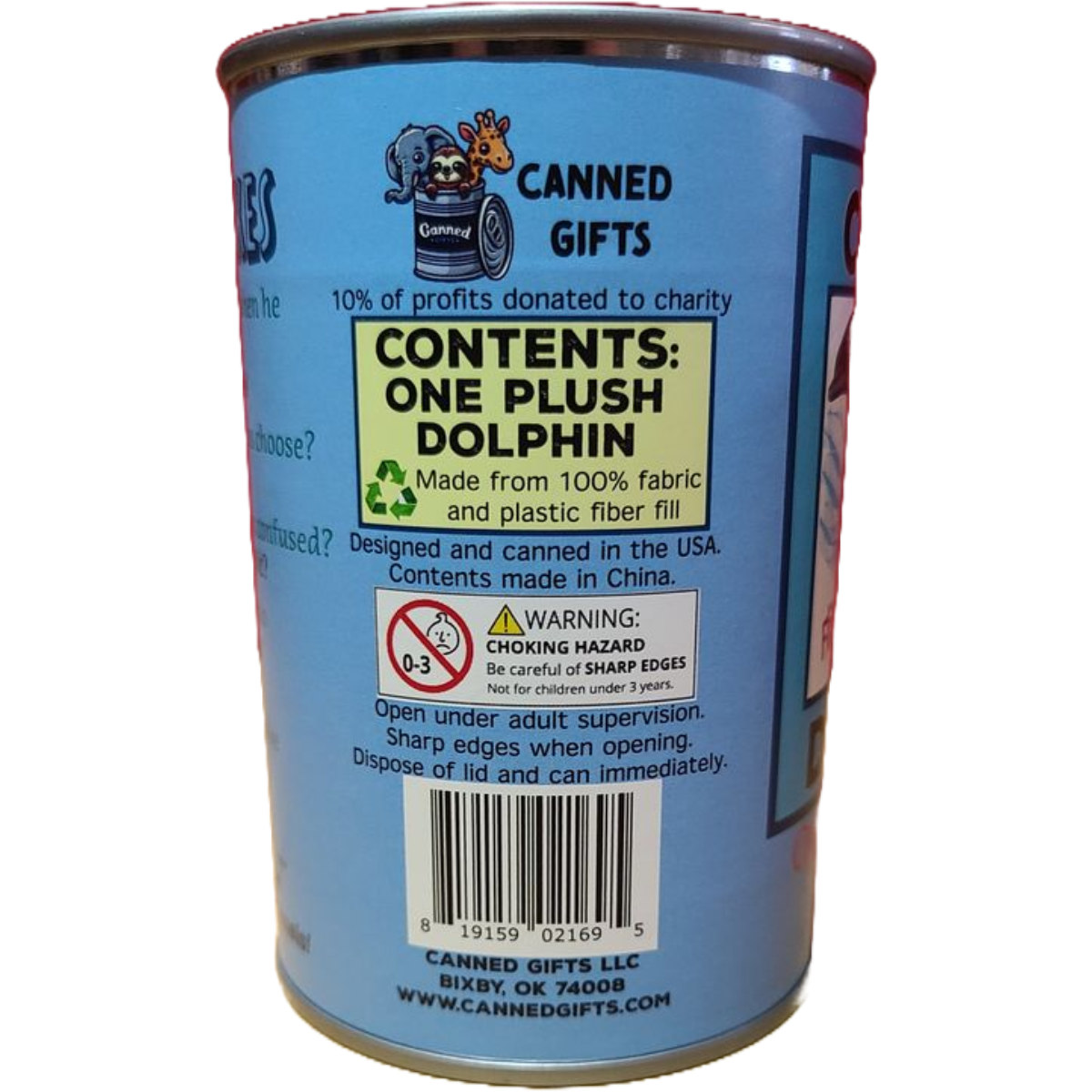 Flip the Canned Dolphin