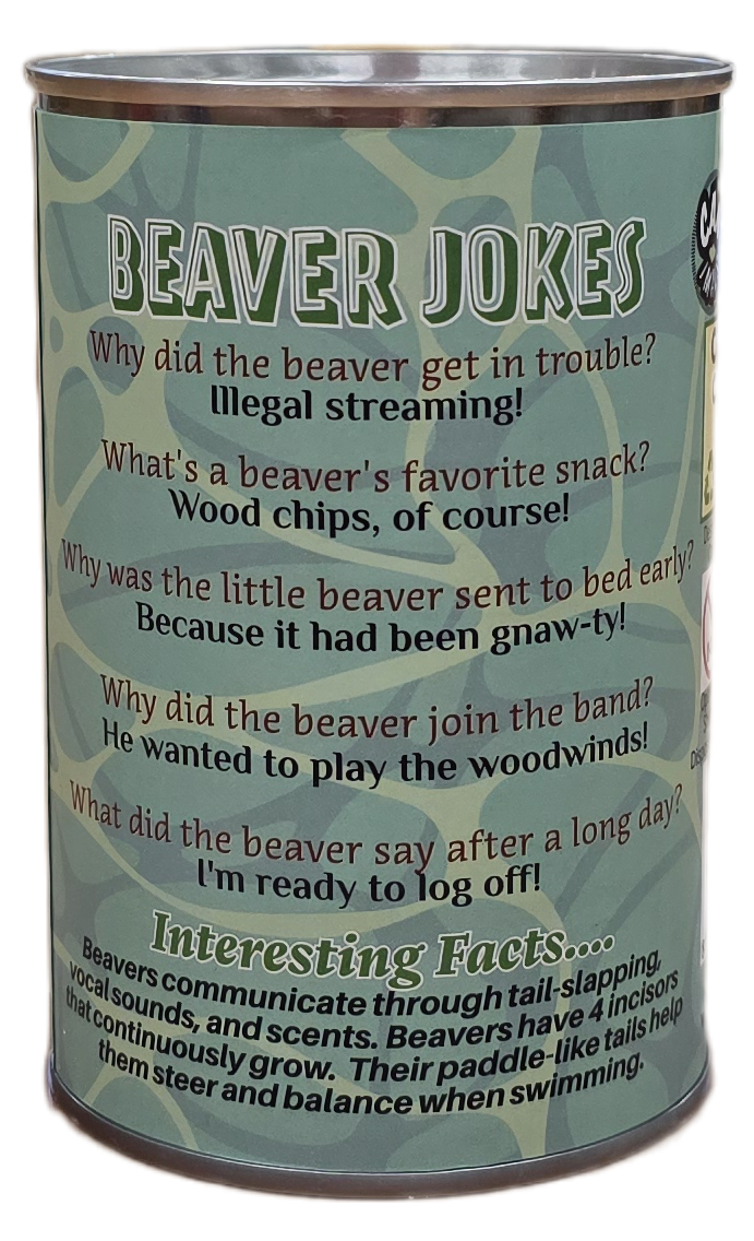 Chipper the Canned Beaver