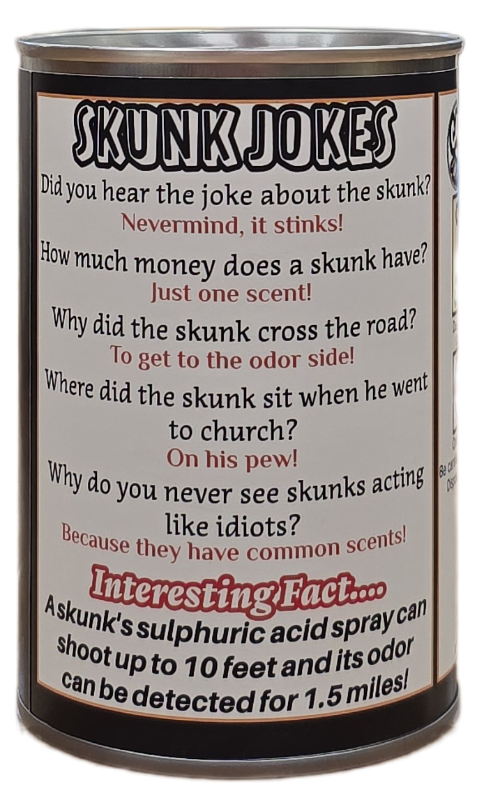 Bandit the Canned Skunk