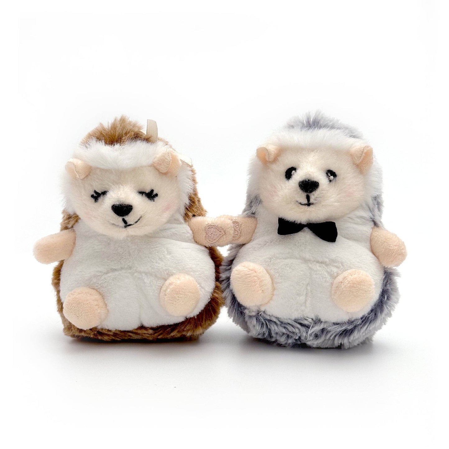 Valentine Collection - 4" Magnetic Hedgehog Keychain Pair