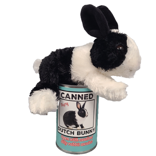 Flopsy the Canned Dutch Bunny
