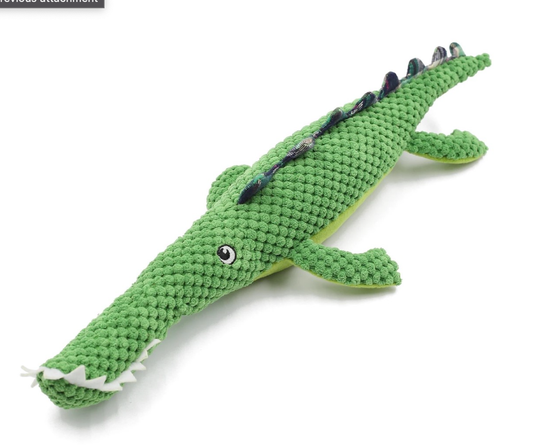 Toys N Treats Box - Nile Crocodile XL Plush Toy for Dogs