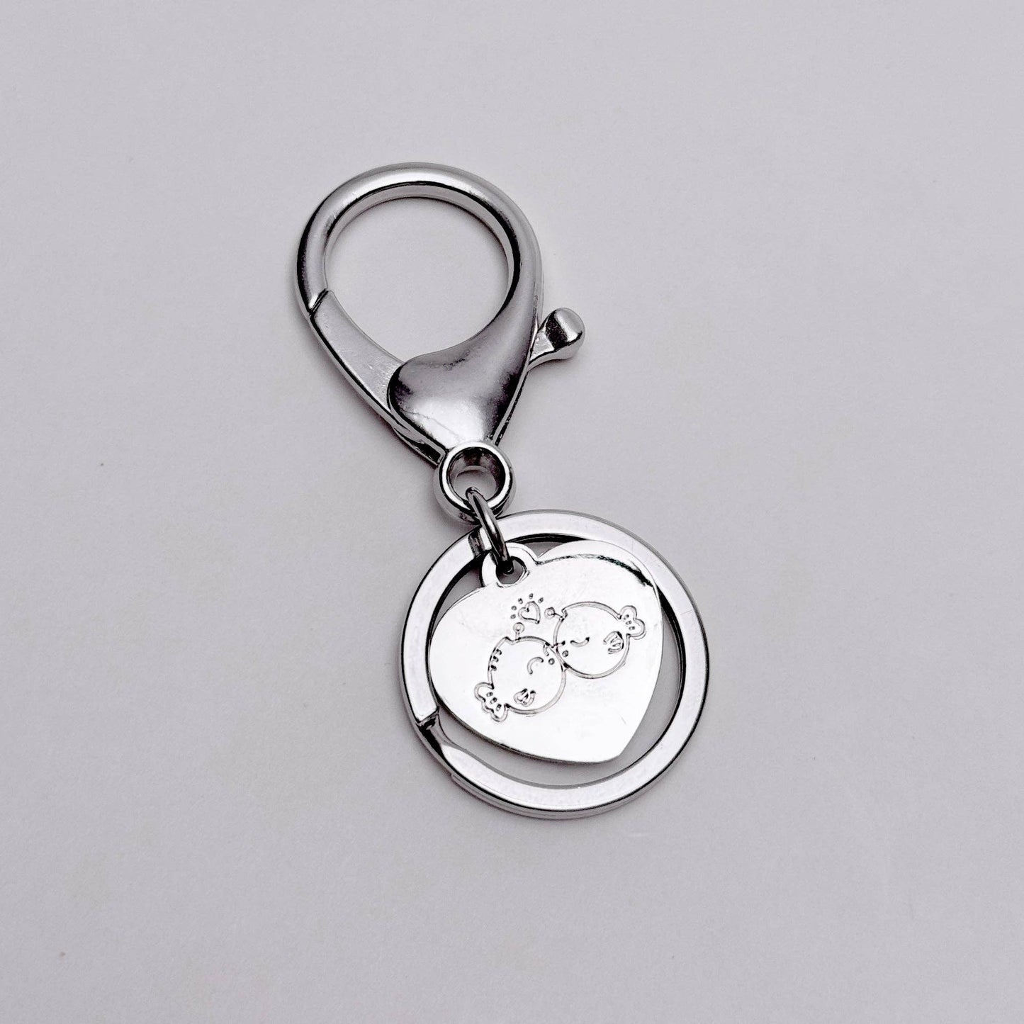 Valentine Collection - 4" Magnetic Hedgehog Keychain Pair