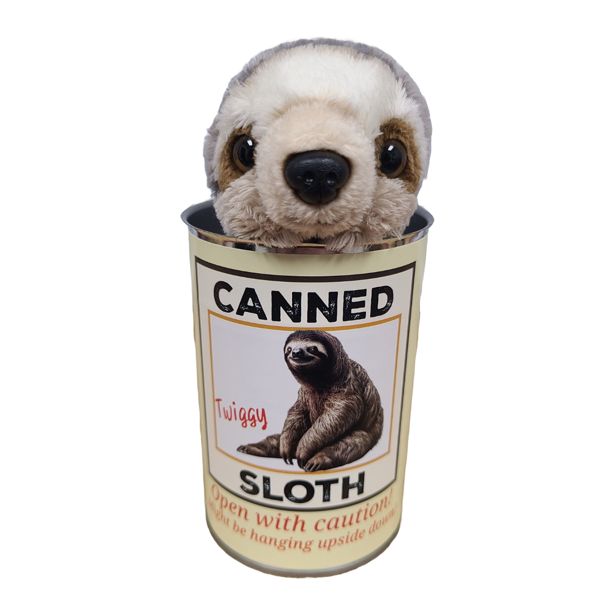 Canned Gifts - Twiggy the Canned Sloth
