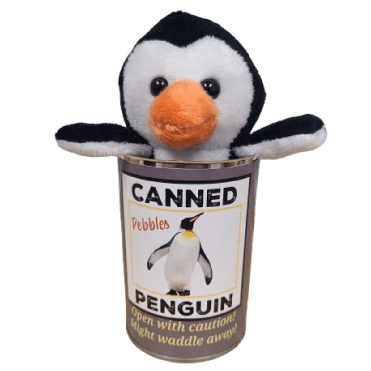 Pebbles the Canned Penguin