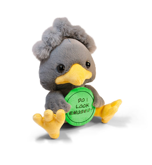 "Do I Look Emused?" Plush Emu