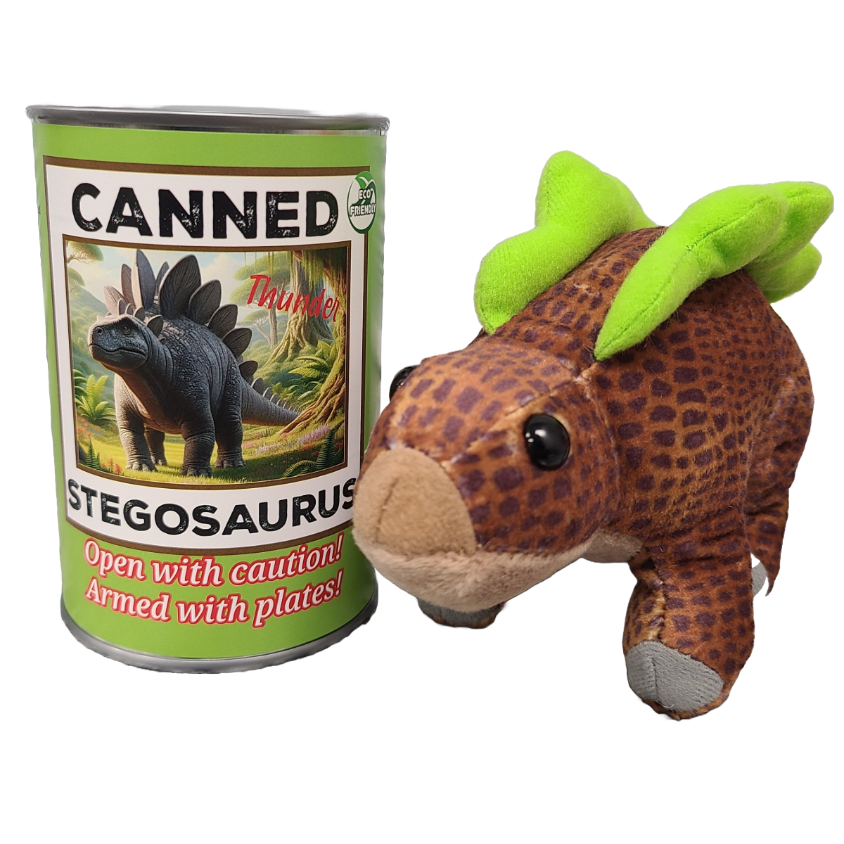 Canned Gifts - Thunder the Canned Stegosaurus