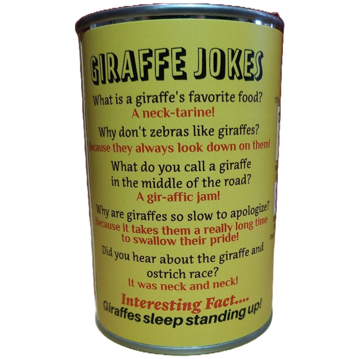 Patches the Canned Giraffe