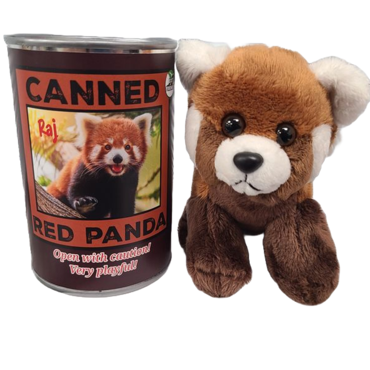 Raj the Canned Red Panda
