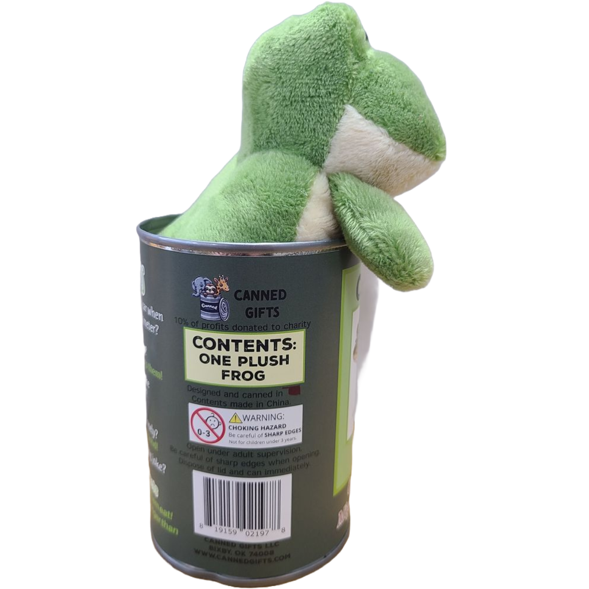 Canned Gifts - Lily the Canned Frog