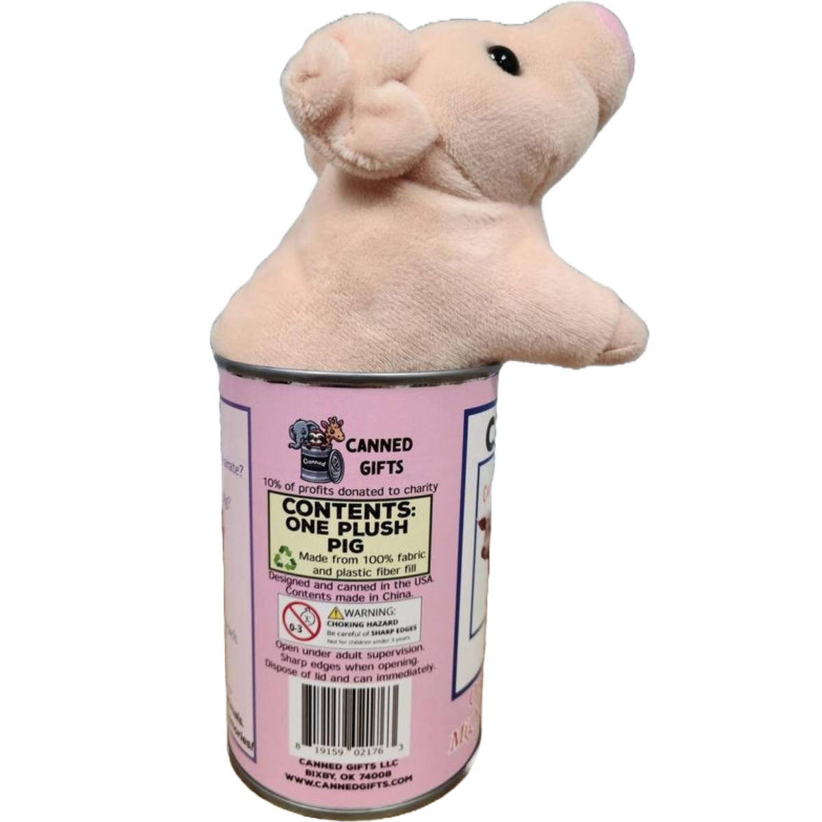 Canned Gifts - Cupcake the Canned Pig