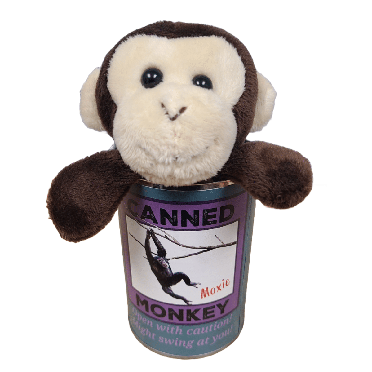 Canned Gifts - Moxie the Canned Monkey