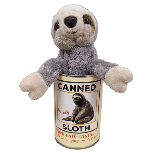Canned Gifts - Twiggy the Canned Sloth